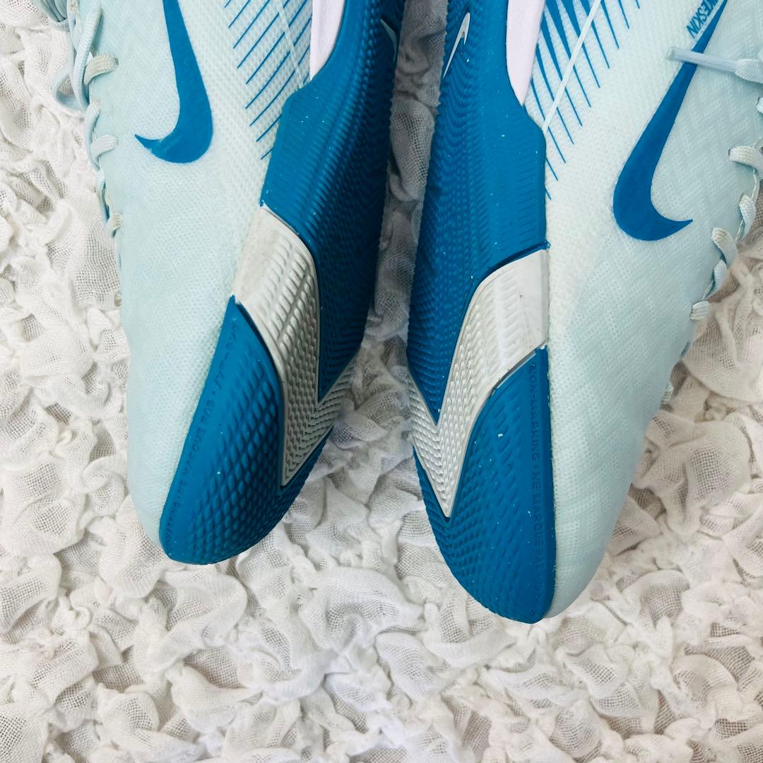 NIKEナイキフットサルシューズ26.5希少完売品レアブルー室内インドアサッカー