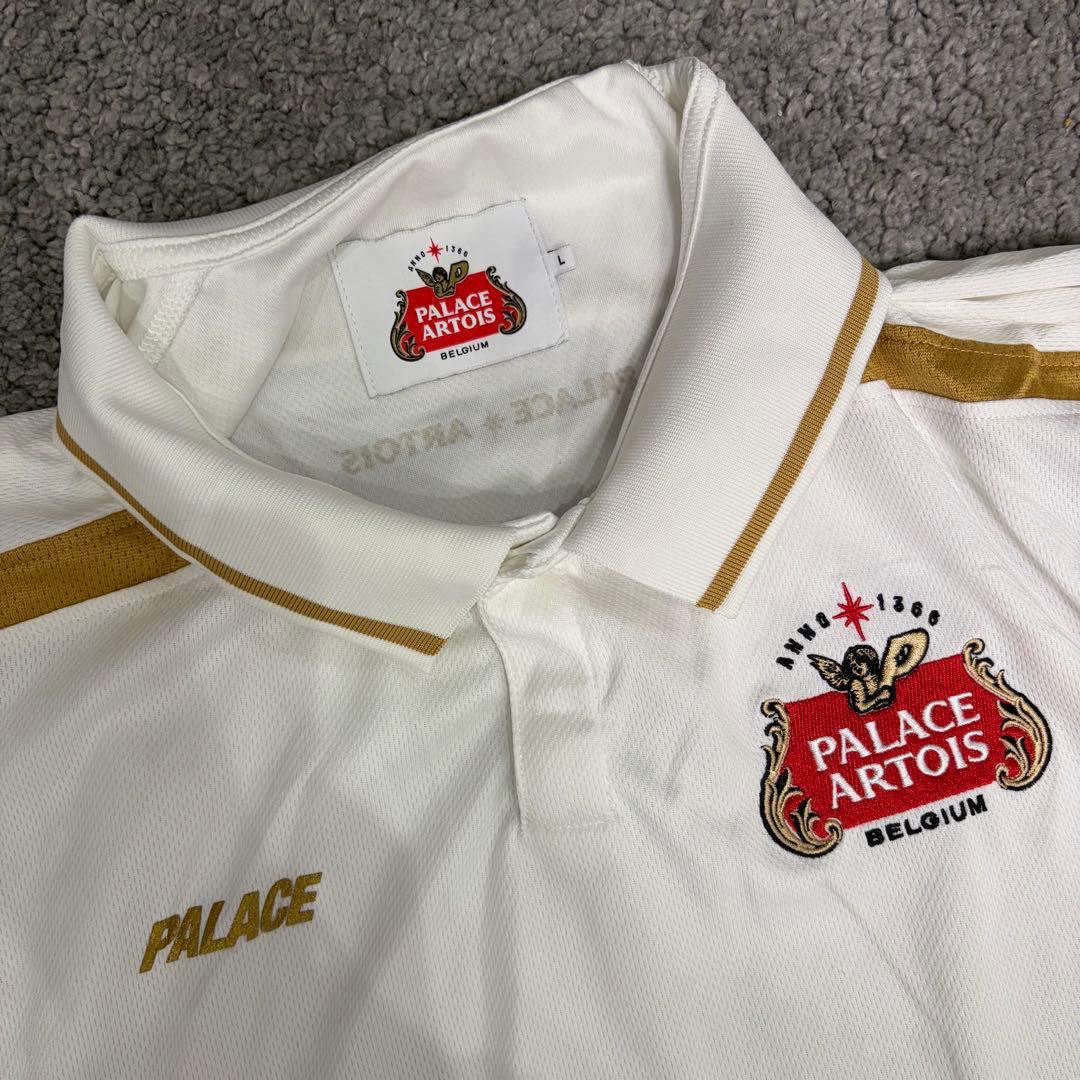 PALACE × ARTOIS コラボ ホワイト サッカーシャツ Lサイズ