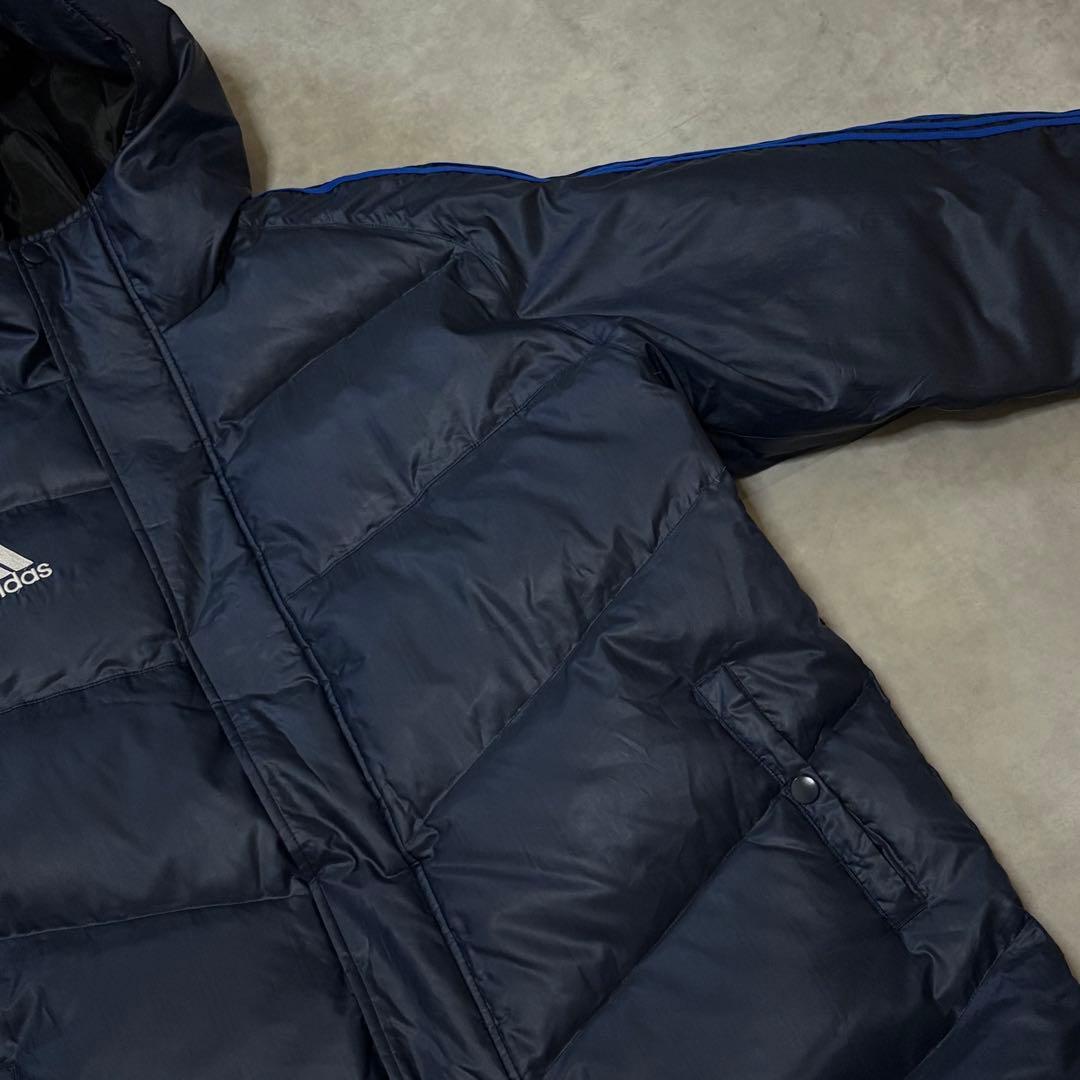 adidas アディダス 防風防水 肉厚 ロングダウンコート ベンチコート L