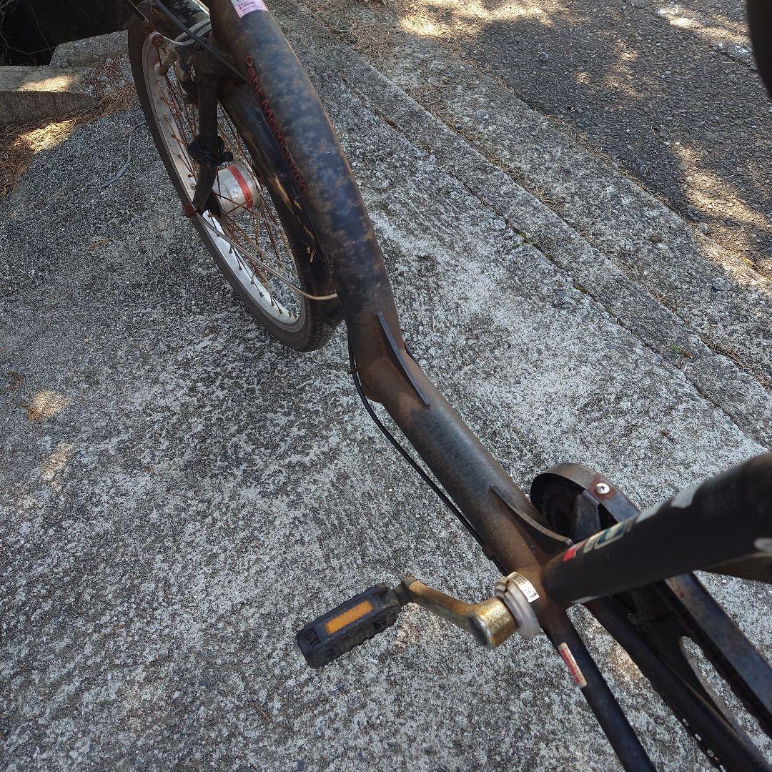 【引取限定】20インチシティサイクル チャイルドシート付き