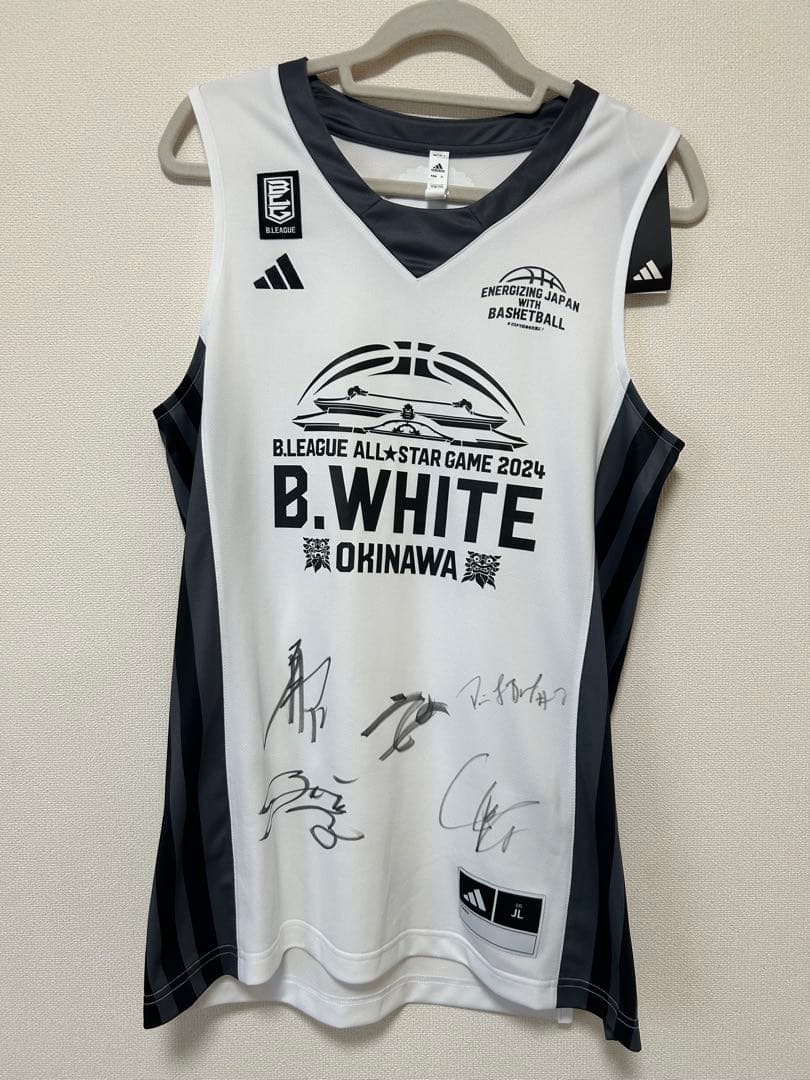 Bリーグ オールスター2024 沖縄 スタメン直筆サイン入りユニフォーム2枚