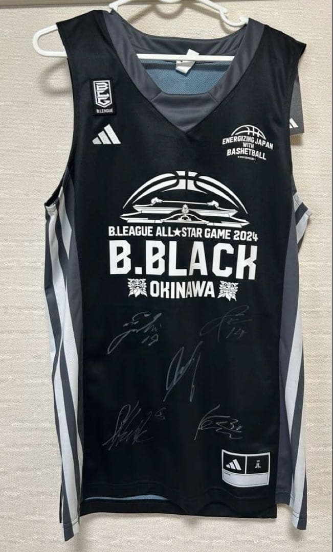 Bリーグ オールスター2024 沖縄 スタメン直筆サイン入りユニフォーム2枚