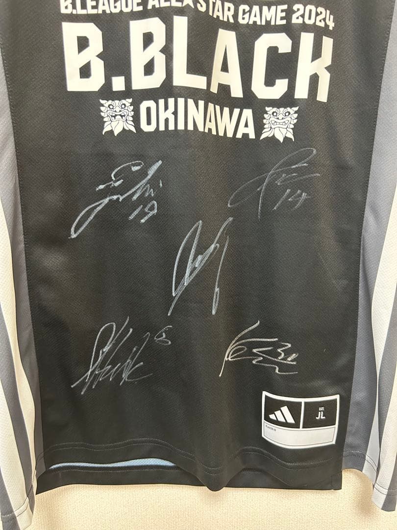 Bリーグ オールスター2024 沖縄 スタメン直筆サイン入りユニフォーム2枚