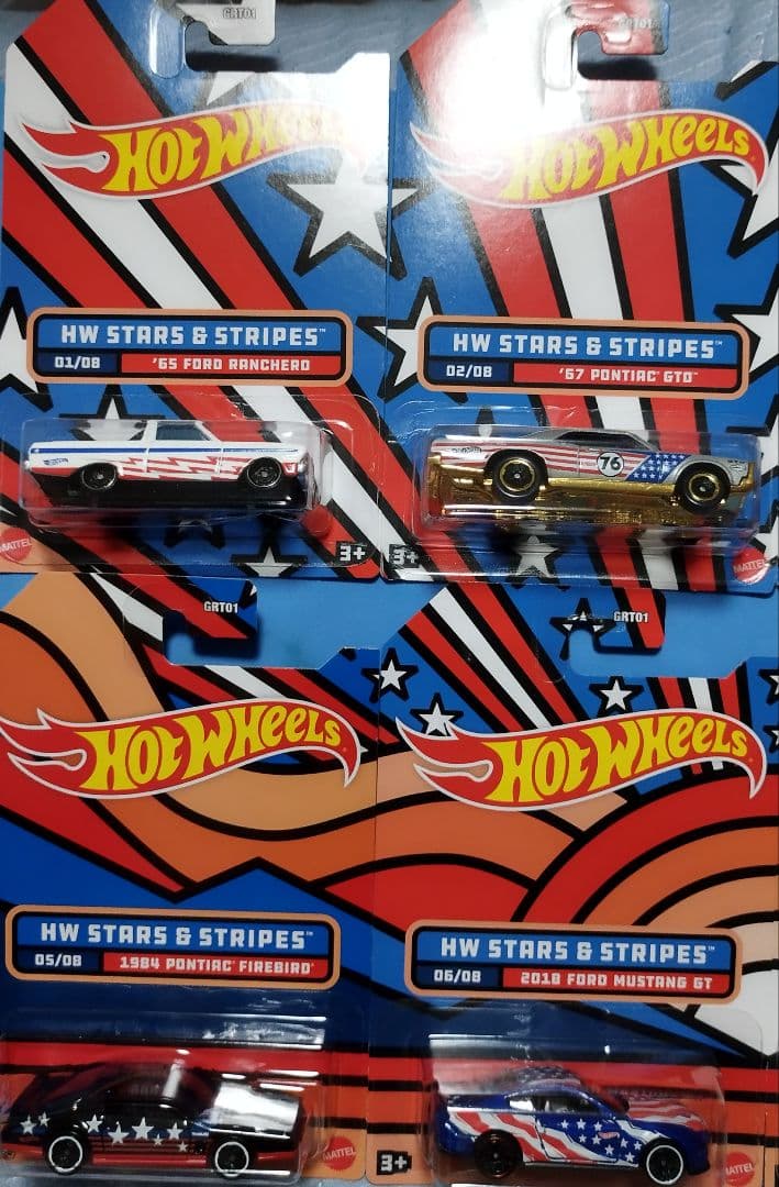 ホットウィール　HW STARS ＆ STRIPES　アメリカ　8台コンプセット
