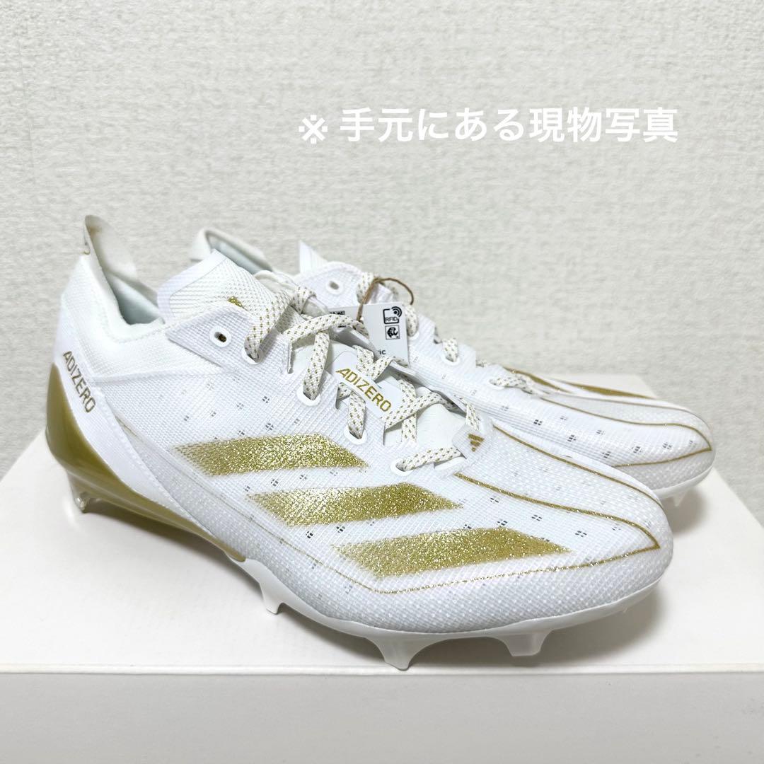 アディダス 27 アディゼロ エレクトリック アメフト スパイク シューズ 金