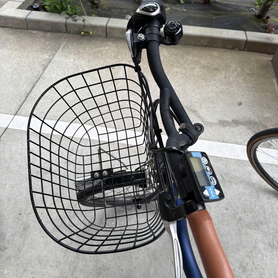 電動アシスト自転車 PAS CITY C カゴ付き ネイビー ヤマハパス 頻度少