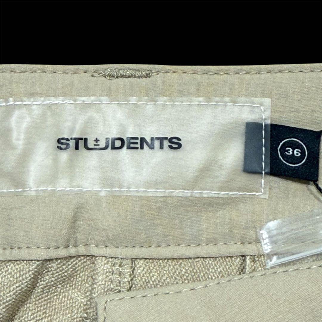 【未使用】定価1.9万円 STUDENTS ゴルフパンツ メンズ ベージュ