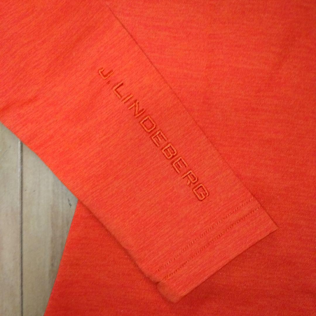 J.LINDEBERG オレンジ 長袖ポロシャツ 36-XS 新品未使用