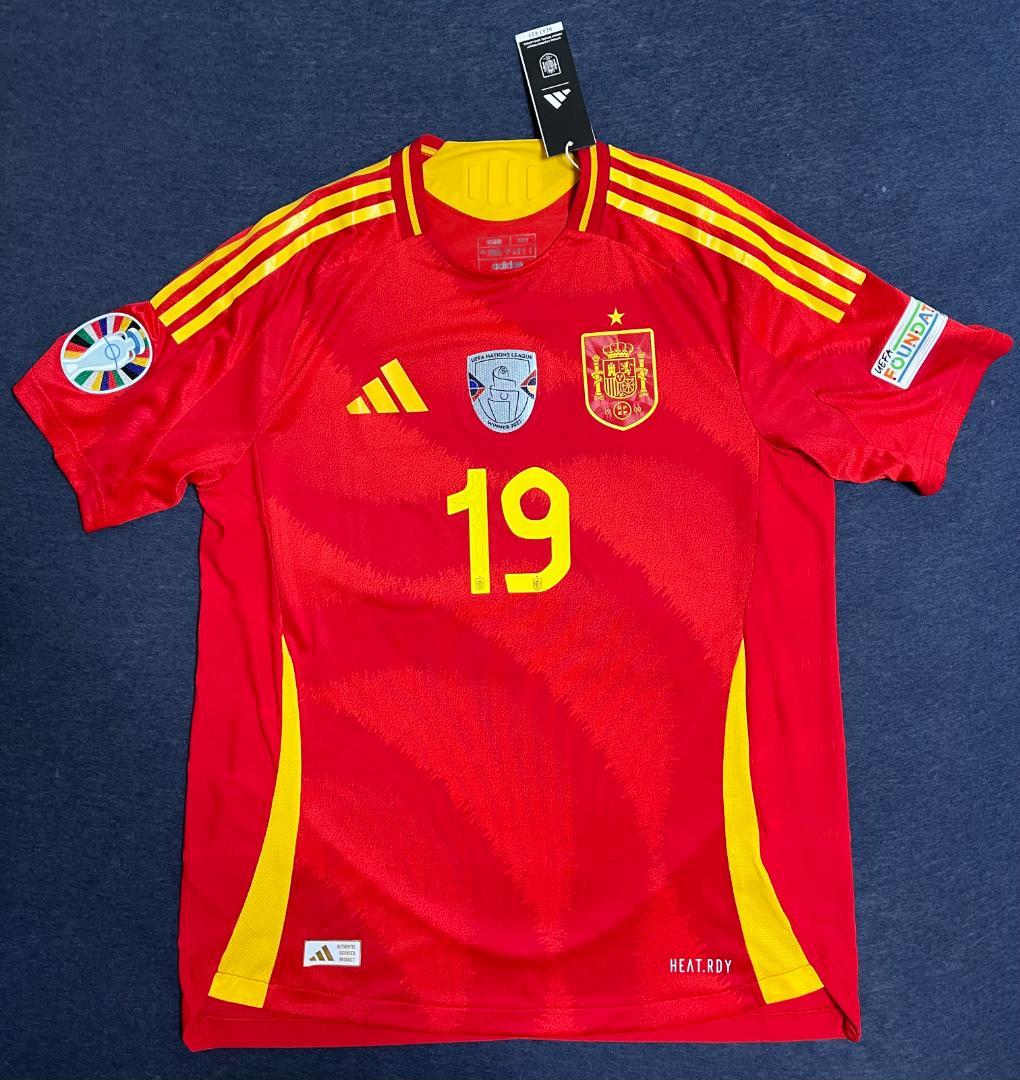 正規品 スペイン代表 ユニフォーム ホーム オーセンティック #19.ヤマル