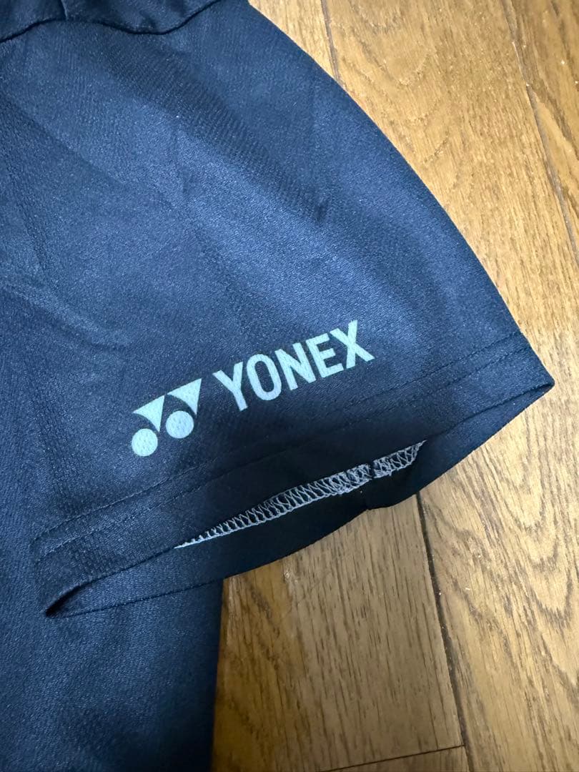 YONEX VOLTRAGE Tシャツ JP M 黒/黄