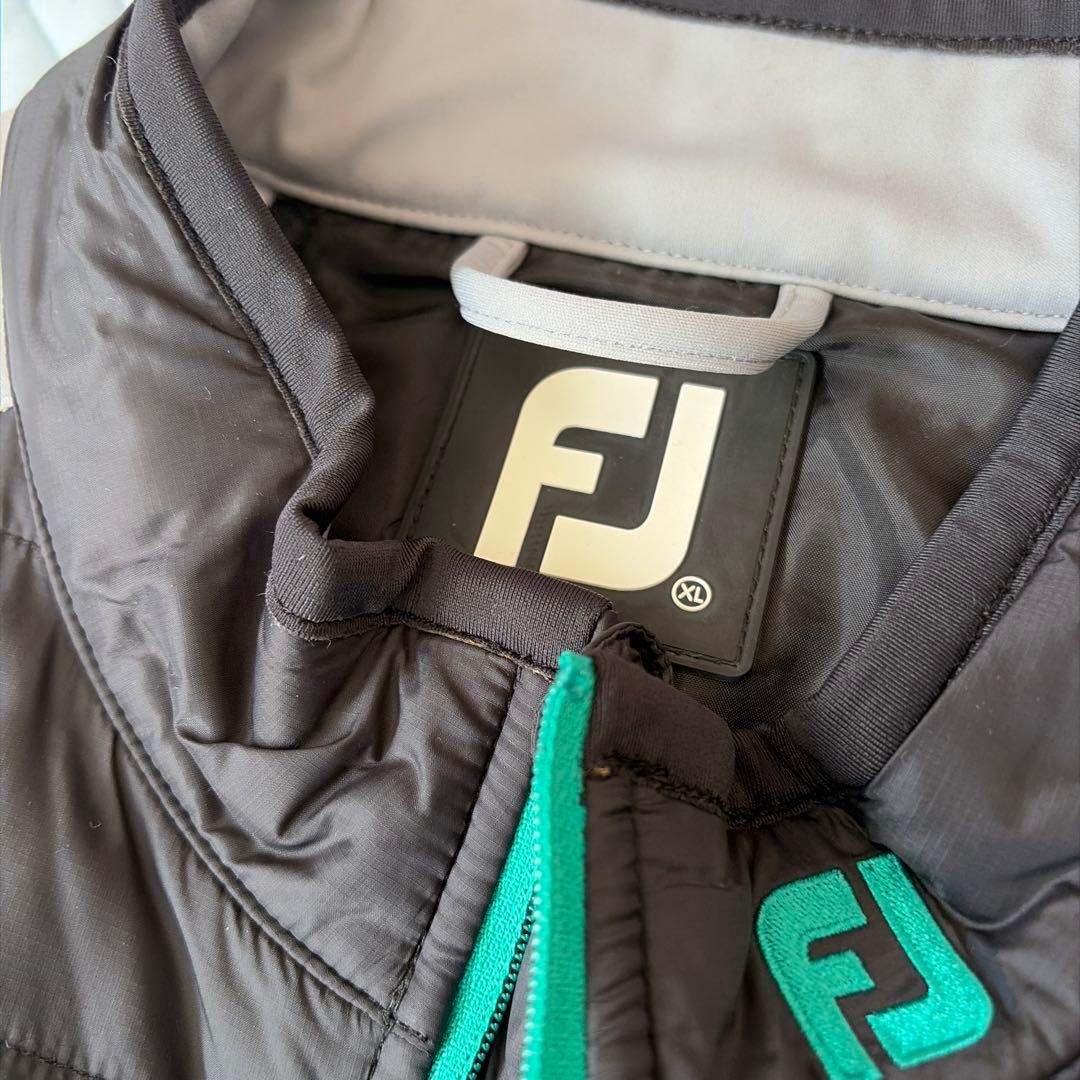 FJ XL ゴルフウェア 防寒　ブラック グレー