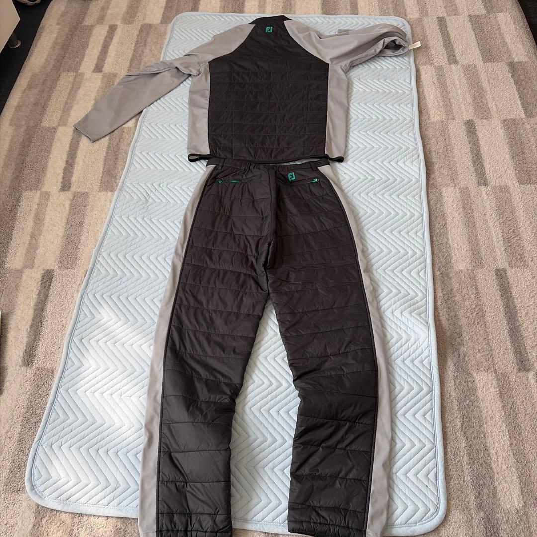 FJ XL ゴルフウェア 防寒　ブラック グレー