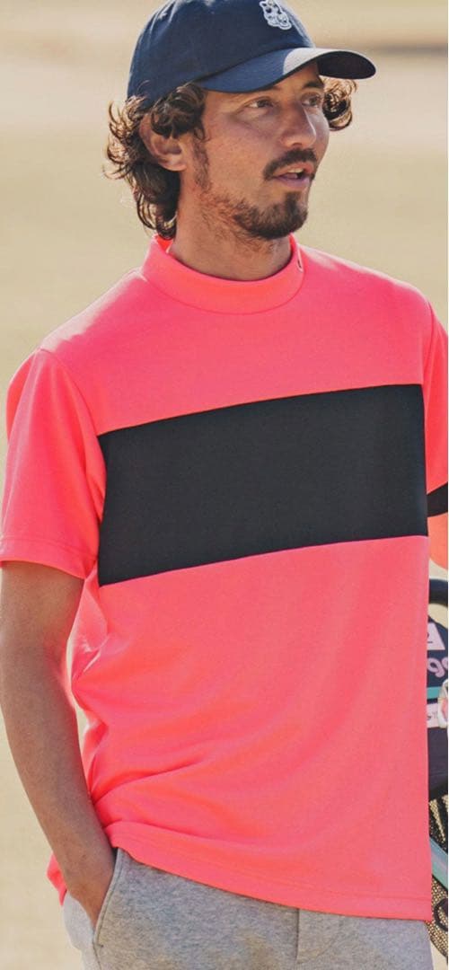メンズウェア felkod Mock Neck Heart Cut sew