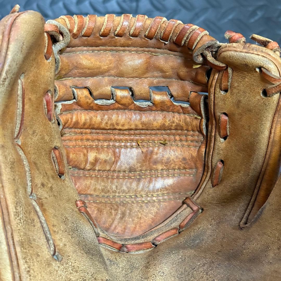 R.K.MIZUNO 硬式 内野手用 グローブ ミズノ 赤カップ ビンテージ