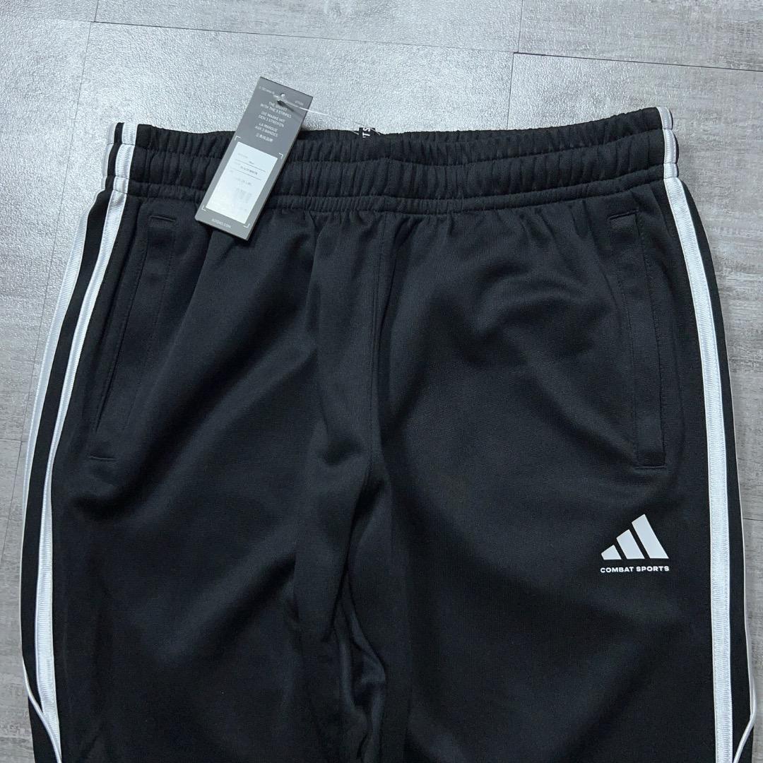 新品 正規品 アディダス ジャージ セットアップ 上下 黒 Adidas L
