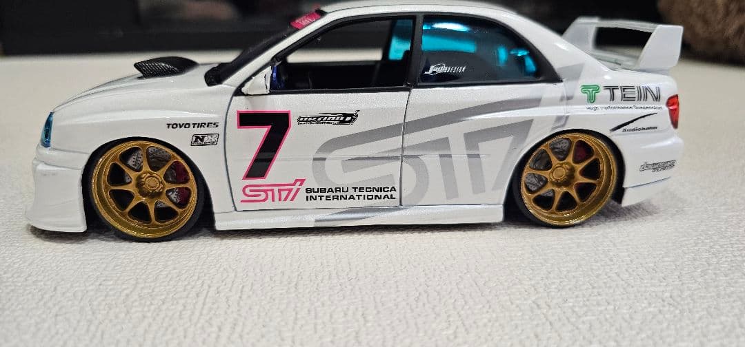 JadaTOYS 1:24 スバル インプレッサ WRX STi　ミニカー