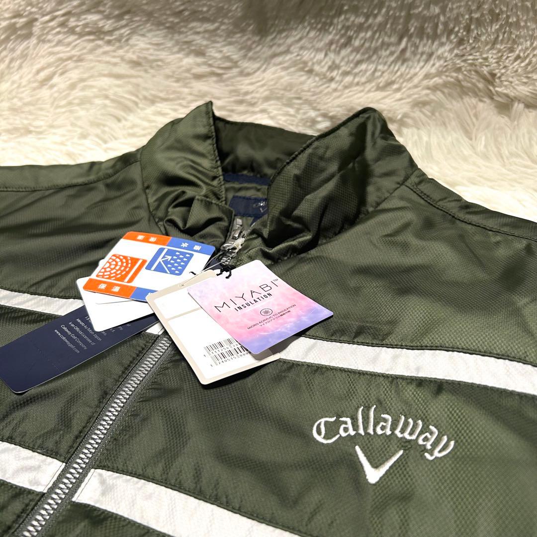 新品✨】Callaway golf 中綿入り半袖ジャケット　ブルゾン LL