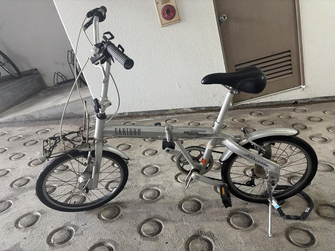 大阪京都兵庫 20型 自転車 ミニチャリ 譲渡証明あり 鍵付き