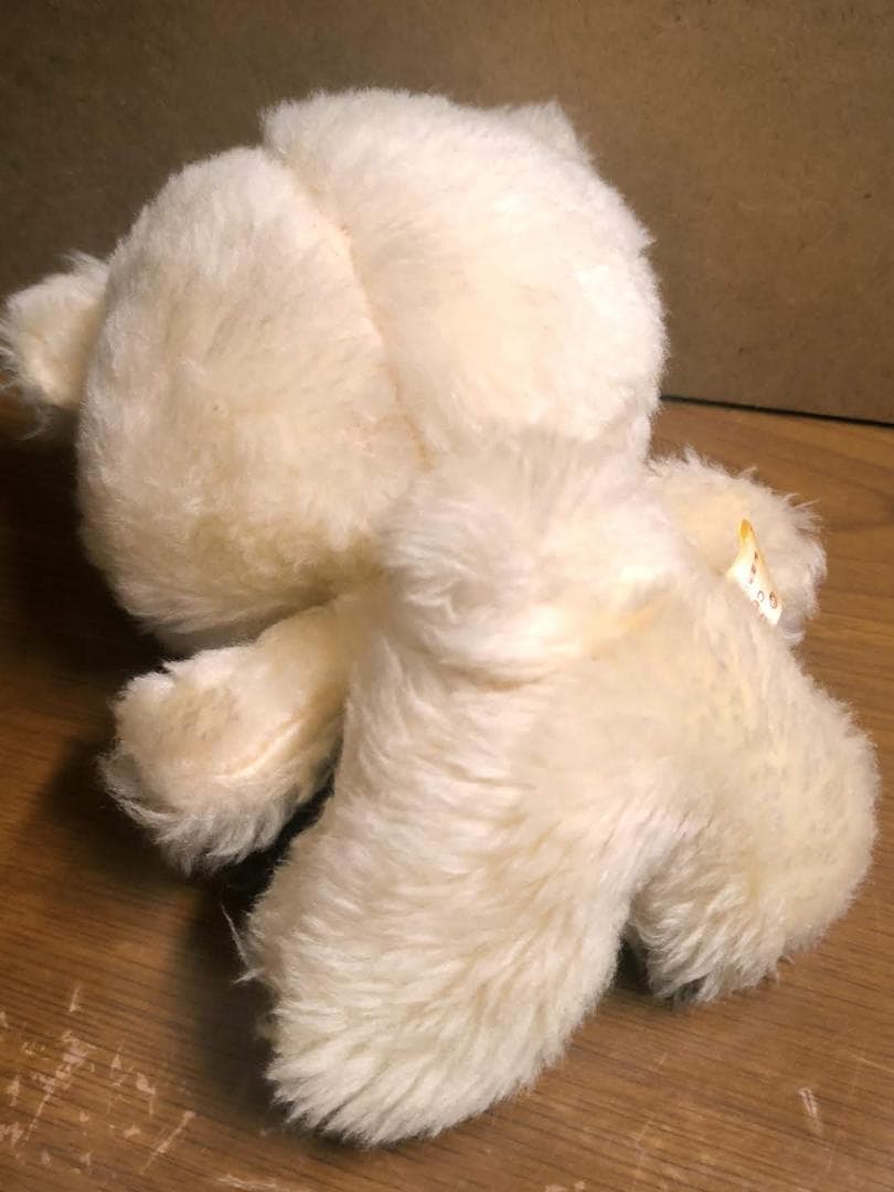昭和レトロ サンリオ 白いくまさん ぬいぐるみ [16cm]シロクマ テディベア