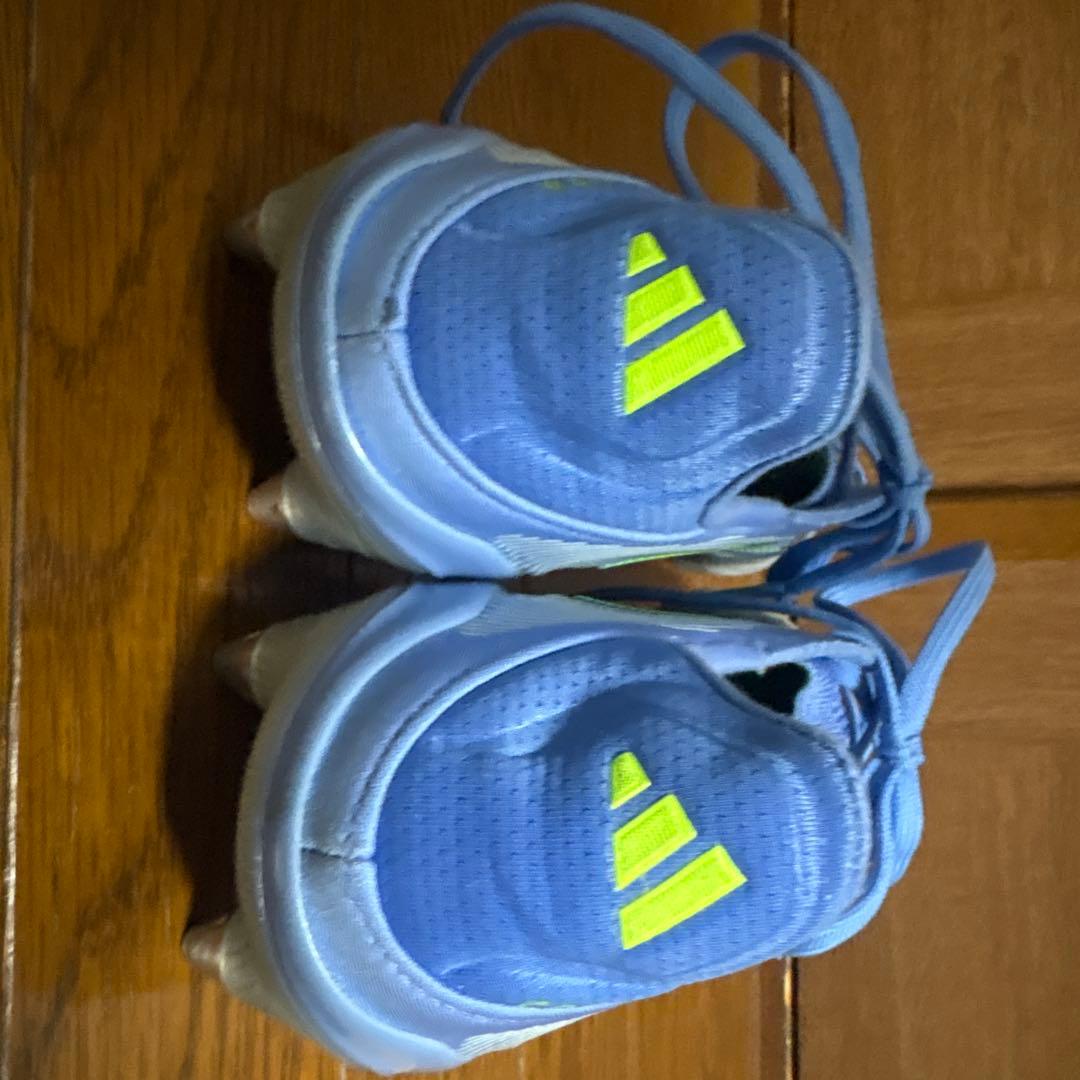 adidas COPA サッカーシューズ ホワイト/ブルー 取りかえ式スパイク
