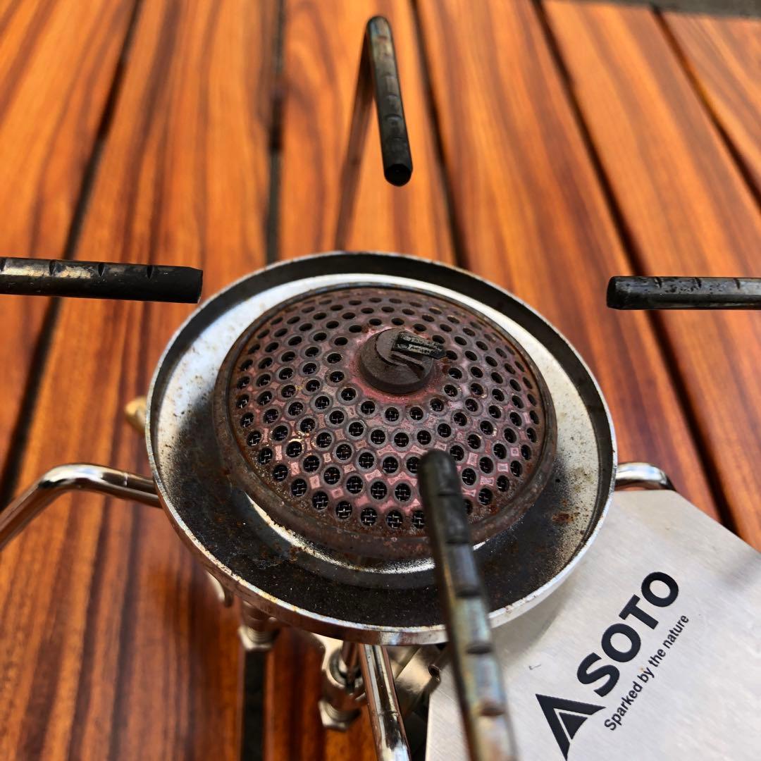 SOTO シングルバーナーST-310 シルバー＆遮熱テーブルセット