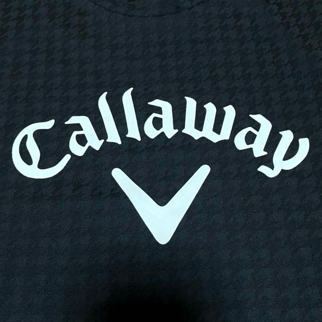未使用 Callaway キャロウェイ モックネック 千鳥格子 トップス ロンT