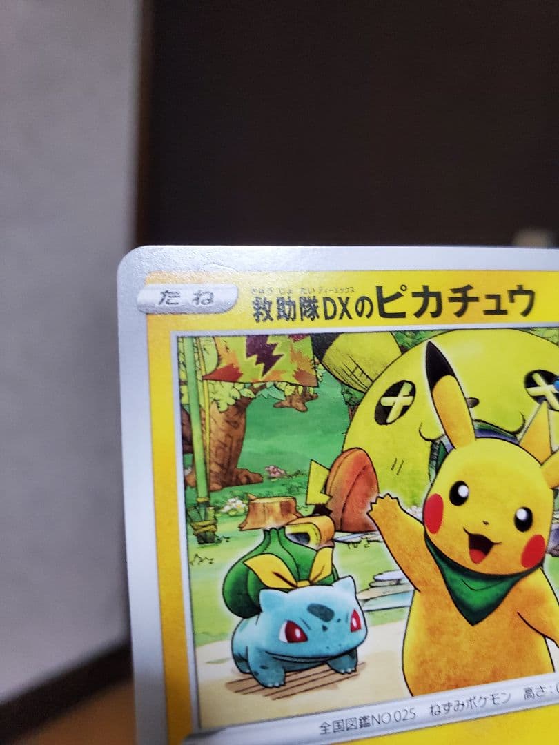 ポケモンカード　プロモ　救助隊DXのピカチュウとジムプロモ