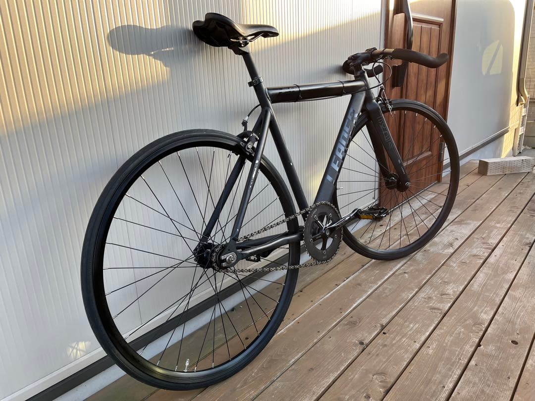 ブラック ピストバイク 700C ホイールセット