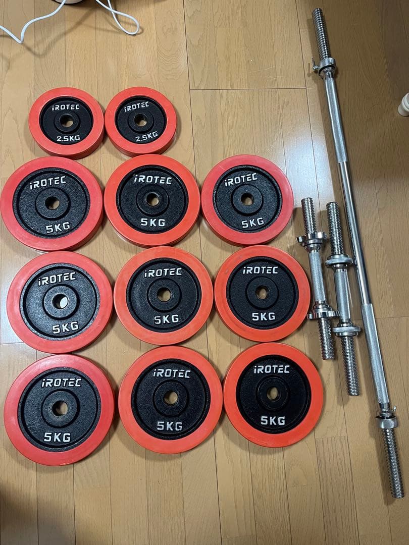 IROTEC ダンベルセット 50kg トレーニングベンチ他付き