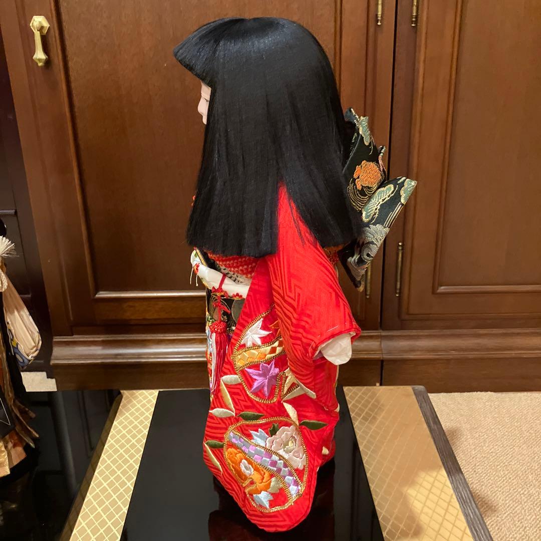 市松人形　男の子　女の子　ペア　美品　日本人形　京都市内お引取りのみ