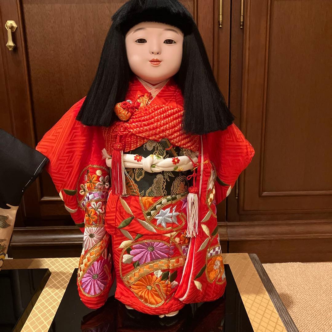 市松人形　男の子　女の子　ペア　美品　日本人形　京都市内お引取りのみ