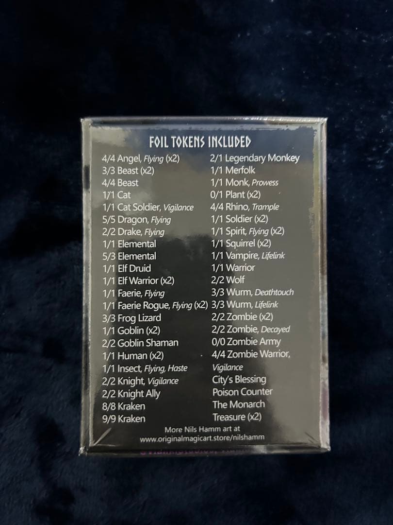 【MTG】Premium Foil Token set