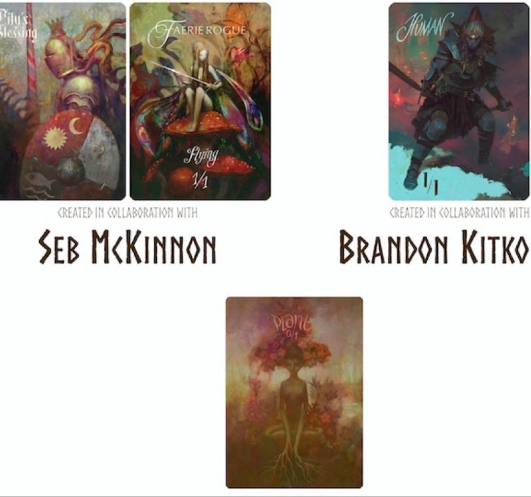 【MTG】Premium Foil Token set