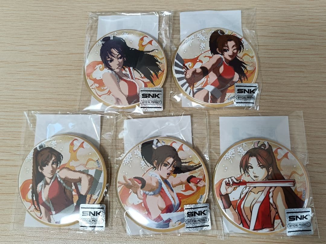 不知火舞　アクリルスタンド　缶バッジ　くじコレ　KOF　SNK　未開封