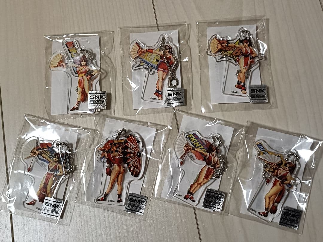 不知火舞　アクリルスタンド　缶バッジ　くじコレ　KOF　SNK　未開封