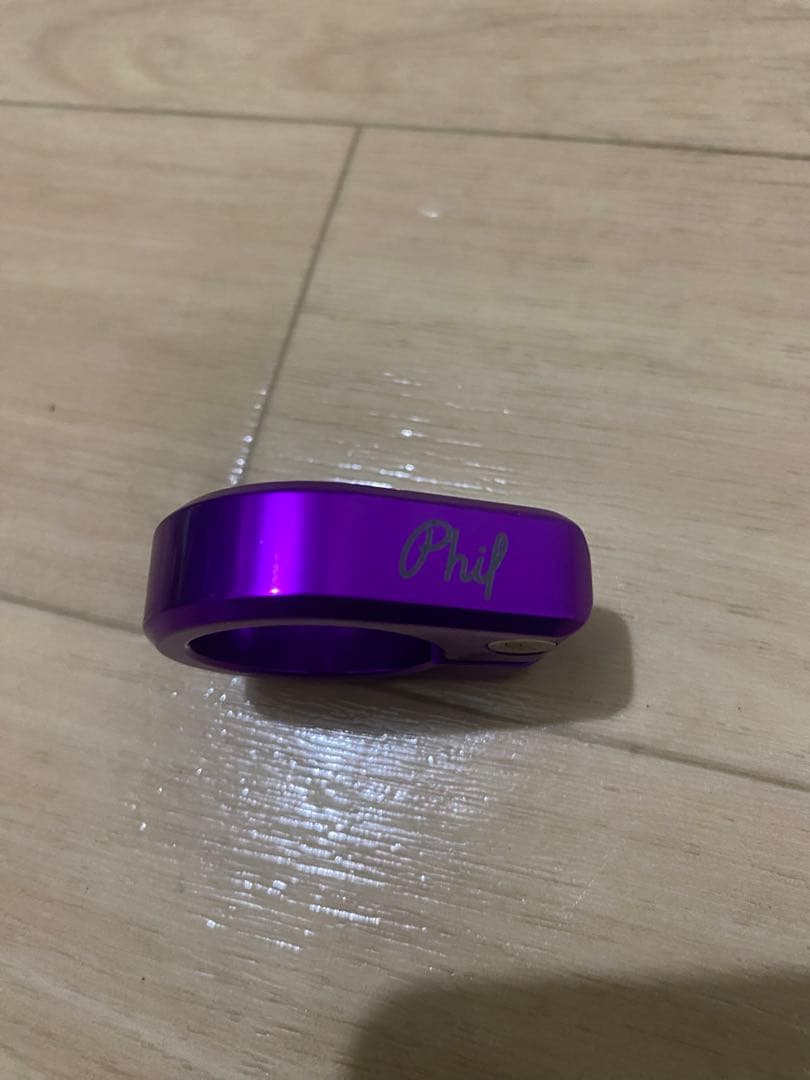 【完売品パープル30mm】フィルウッド シートクランプ ピスト 競輪 ブルーラグ