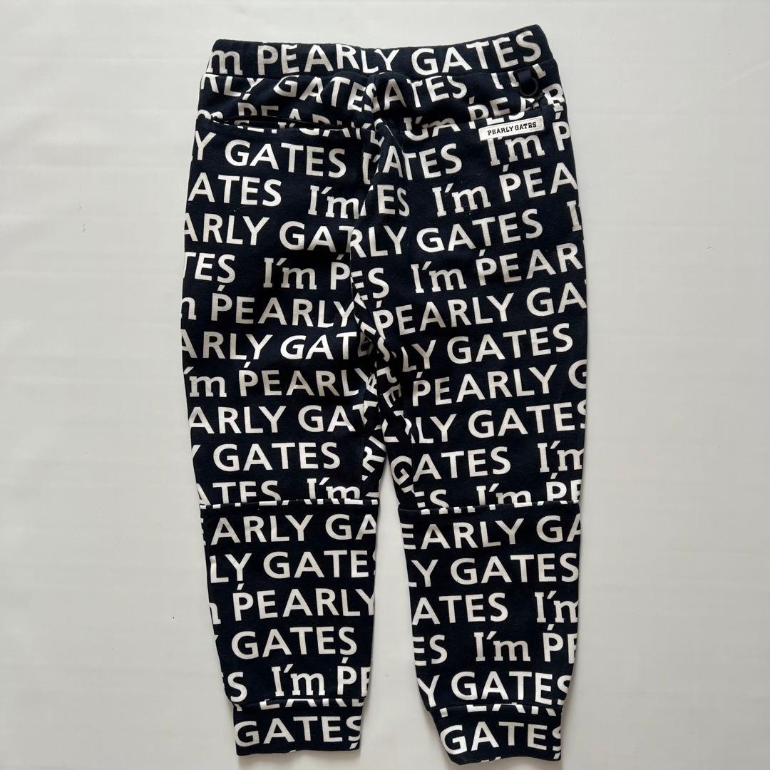 Pearlygates パーリーゲイツ　スウェットパンツ　レディース　総柄　ロゴ