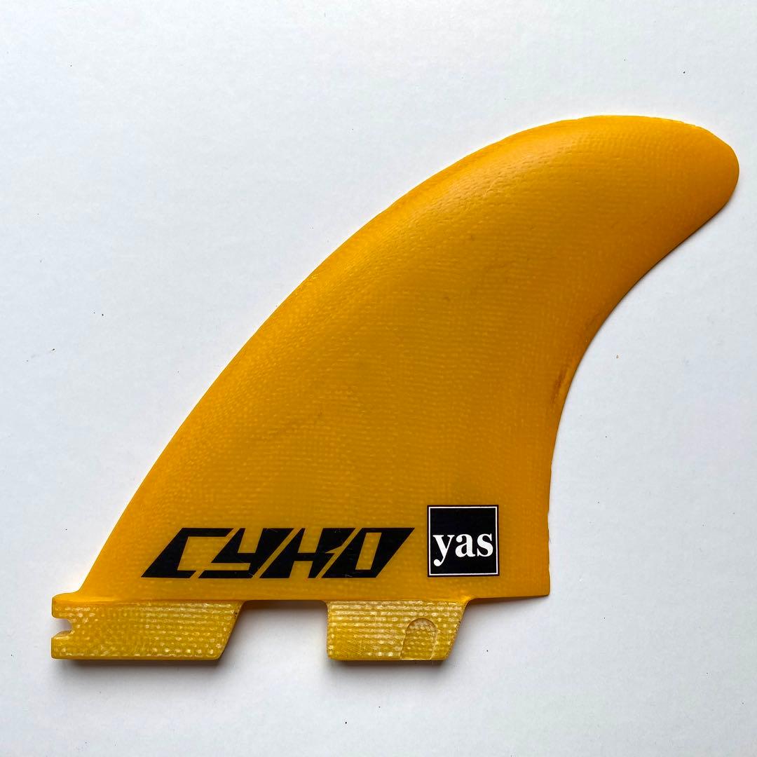 CYKO yas サーフボードフィン イエロー トライ