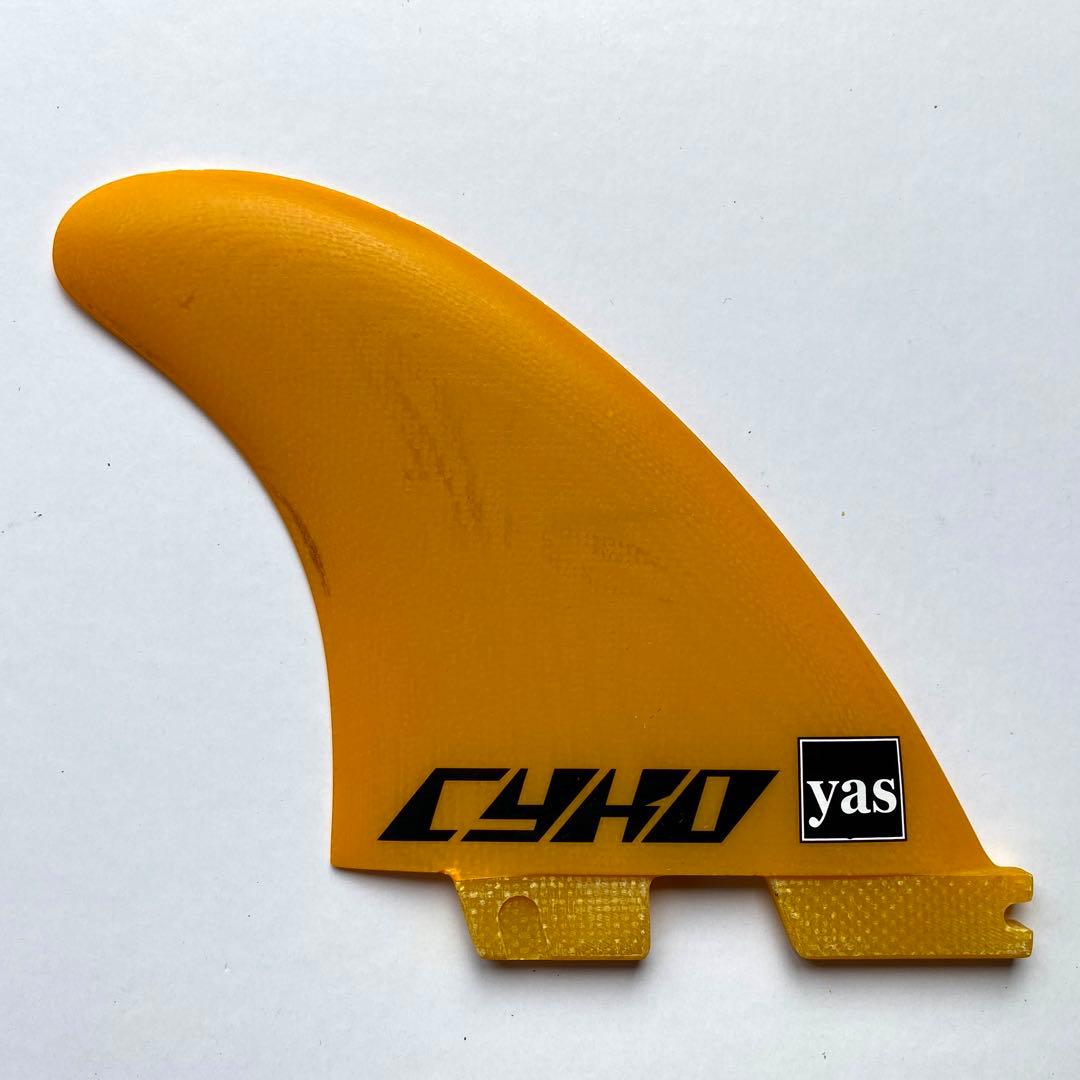 CYKO yas サーフボードフィン イエロー トライ
