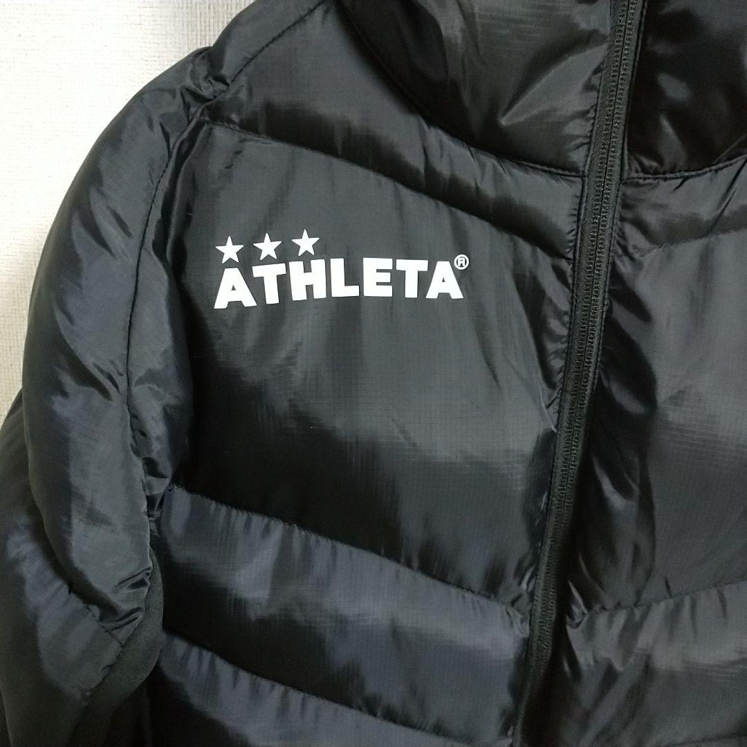 アスレタ ATHLETA フルジップ 中綿ジャケット Lサイズ ブラック