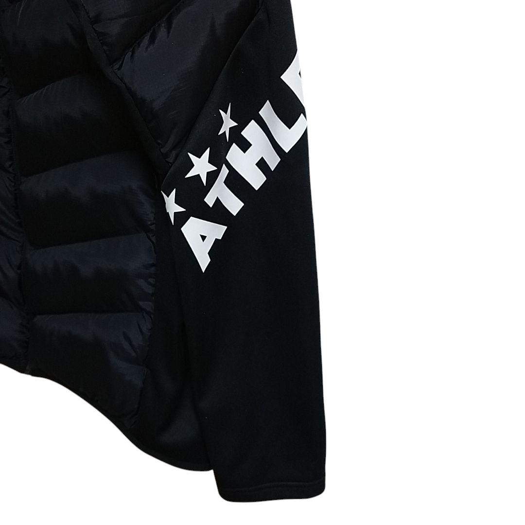 アスレタ ATHLETA フルジップ 中綿ジャケット Lサイズ ブラック