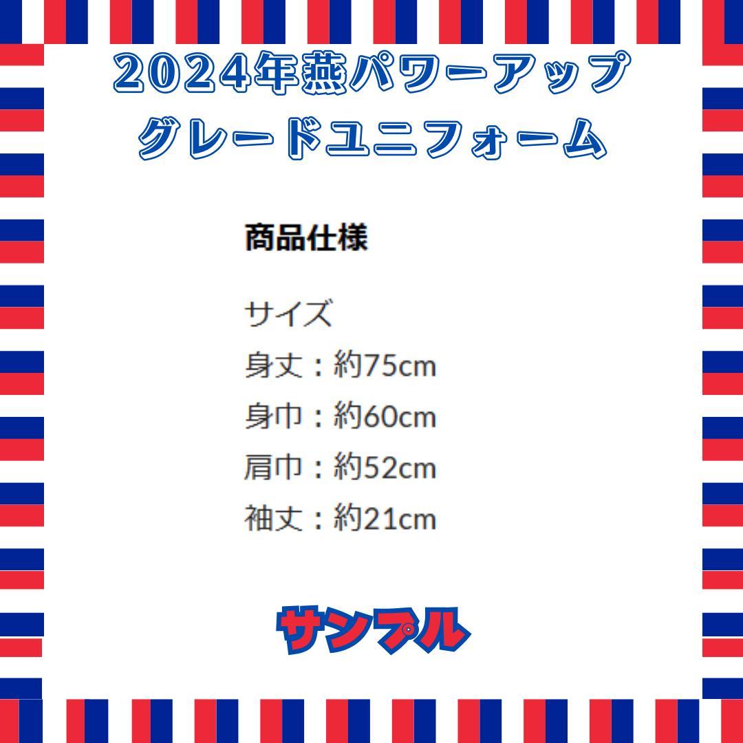 【期間限定品・未開封】2024 燕パワーアップ ユニフォーム　長岡秀樹