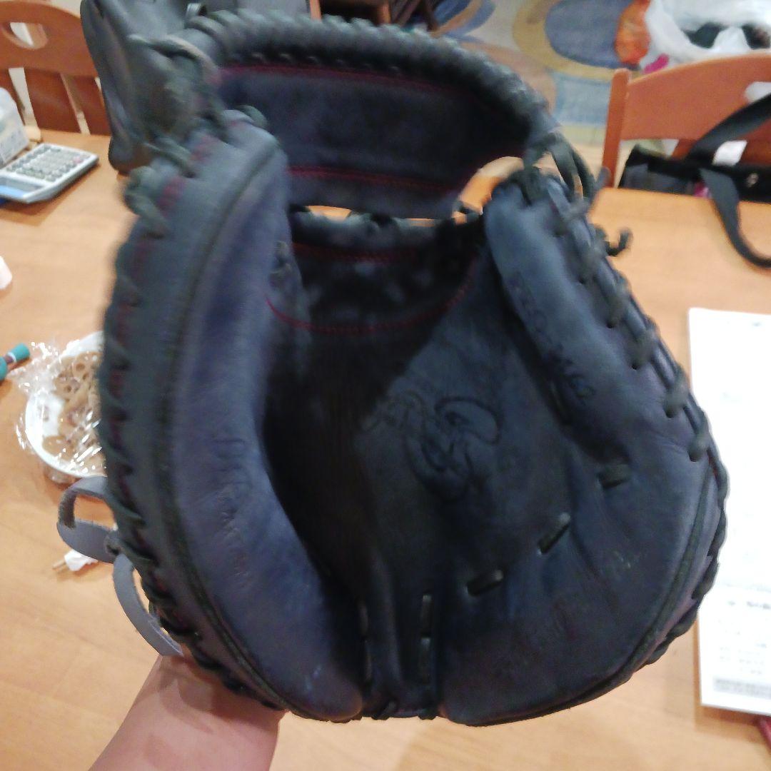ハタケヤマ 硬式グローブ 紺