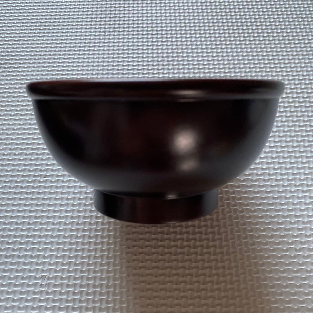 『未使用』木製食器と木製箸のセット　大野木工