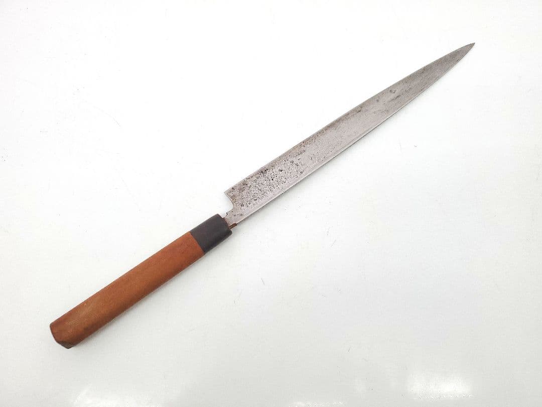 ③正本　柳刃包丁　刺身包丁　刃渡り約280mm
