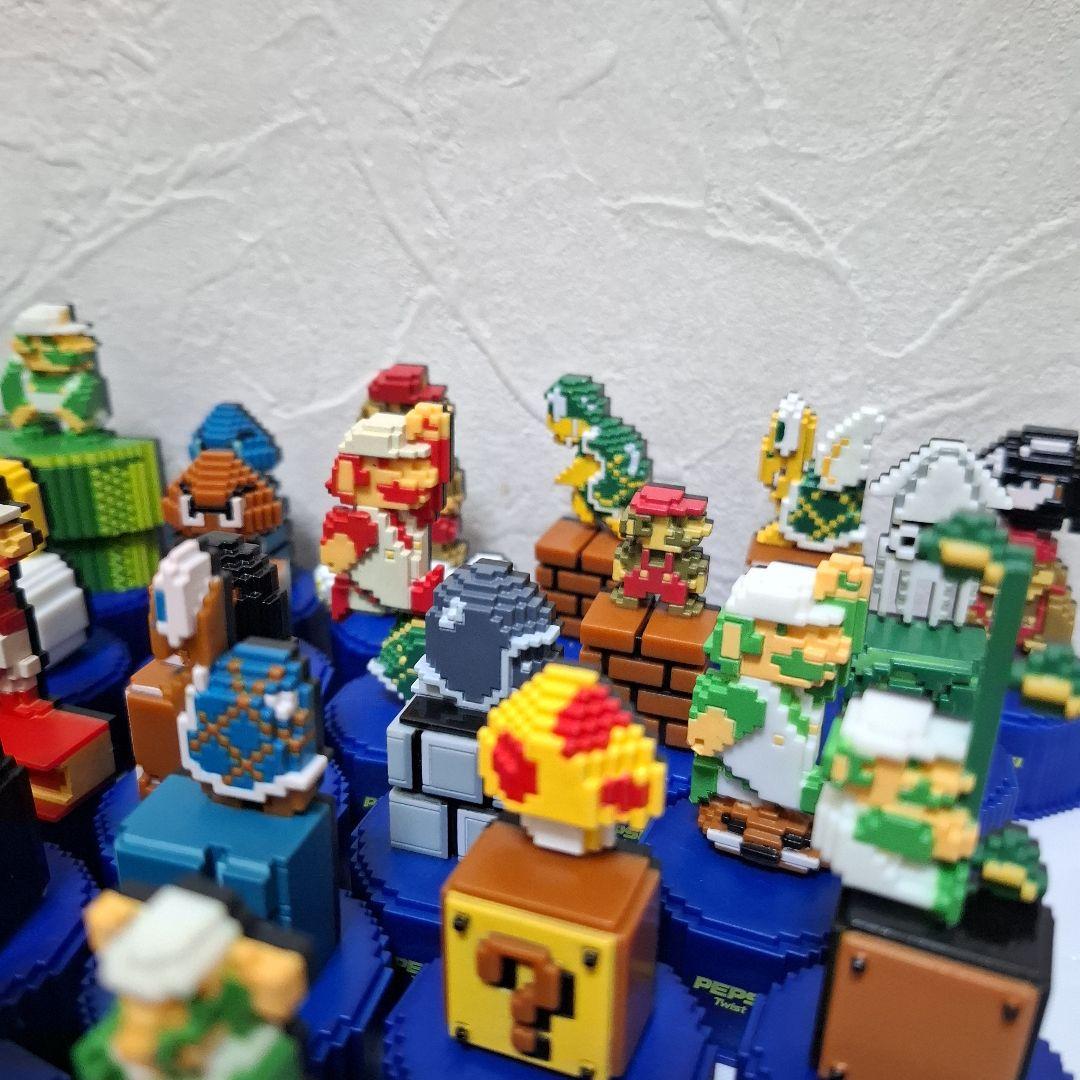 スーパーマリオブラザーズ ドットボトルキャップ コレクション ペプシ ２６個