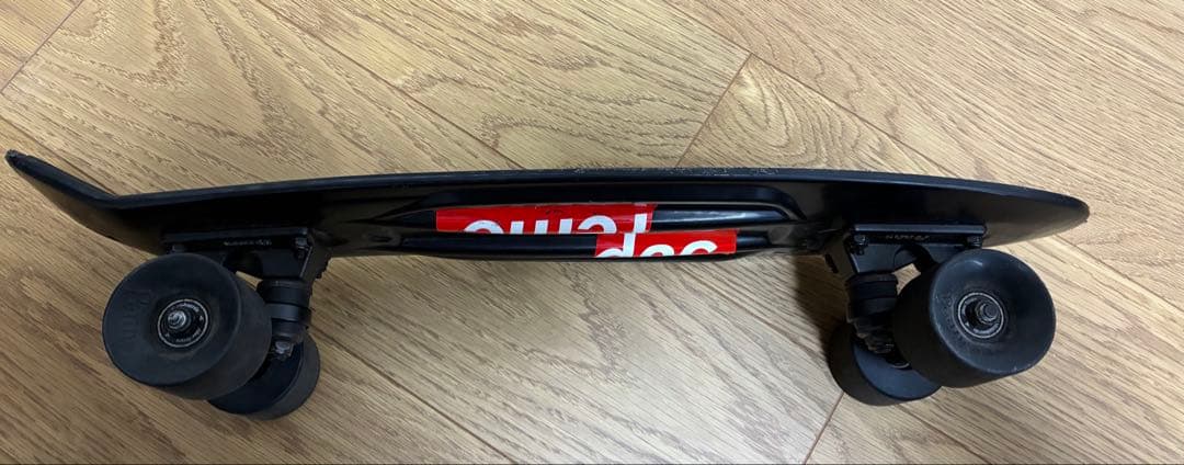 Penny 22インチ ペニーボード ブラック Supremeステッカー付 中古