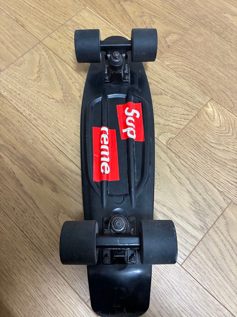 Penny 22インチ ペニーボード ブラック Supremeステッカー付 中古