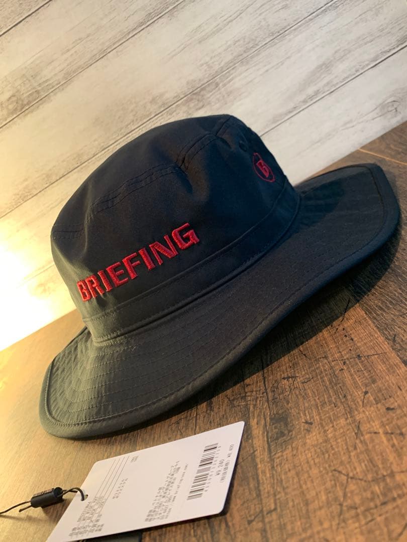 BRIEFING WIDE HAT BLACK L 美品