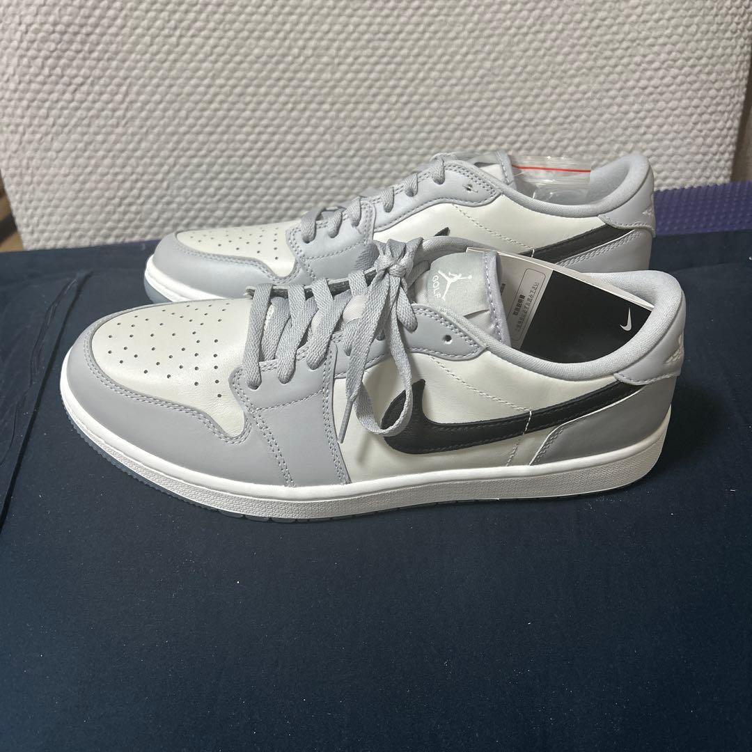 シューズ(男性用) AIR JORDAN 1 LOW GOLF WOLF GREY 28.5cm